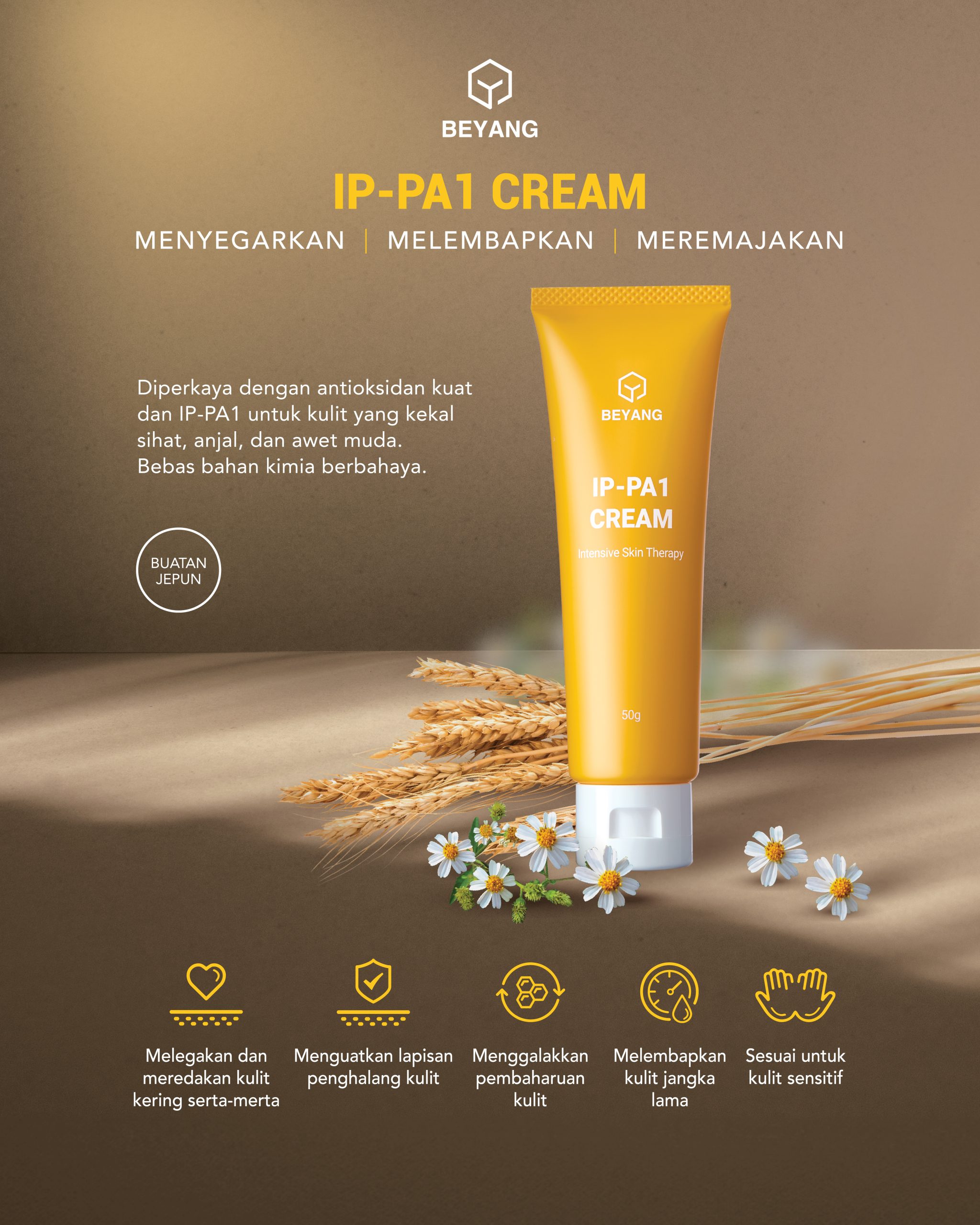 Menutrisi, Melembapkan, dan Meremajakan: Panduan Lengkap BEYANG IP-PA1 CREAM